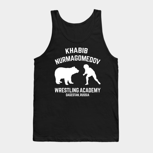 Khabib Nurmagomedov Wrestling Academy Bear Tank Top by MMAMerch